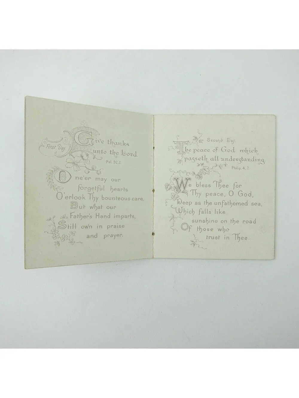 Victorian Child's Picture Prayer Book Praise Ye The Lord Raphael Tuck Antique